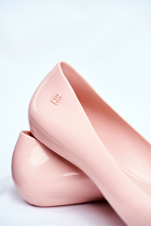Damskie Baleriny Pachnące Gumowe ZAXY Jasno Różowe FF285058
