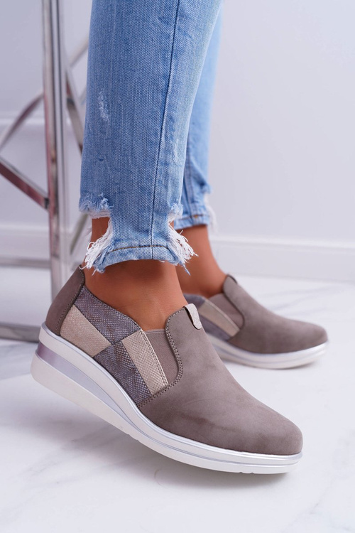 Damskie Półbuty Wsuwane Sergio Leone PB231 Coffe Sparten