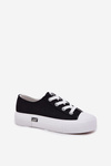 Trampki Damskie Na Platformie LEE ISLA C WOMEN LOW 50251001 Czarne