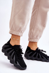 Damskie Wsuwane Sneakersy Czarne Myles