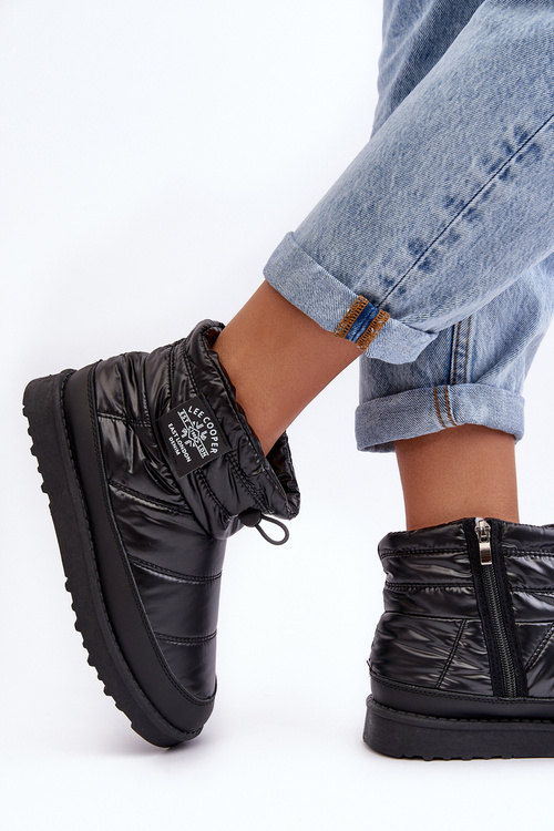 Damskie Śniegowce Ocieplane Lee Cooper LCJ-23-44-1967L Czarne