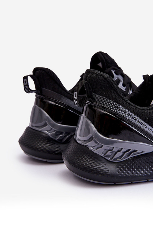 Męskie Wygodne Sneakersy Memory Foam Big Star LL174103 Czarne