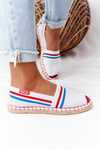 Espadryle Na Plecionej Podeszwie Big Star HH274486 Białe