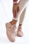 Damskie Sneakersy Memory Foam System Big Star KK274348 Różowe