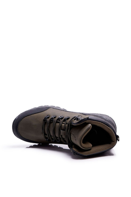 Buty Trekkingowe Męskie Ocieplane Khaki Derex