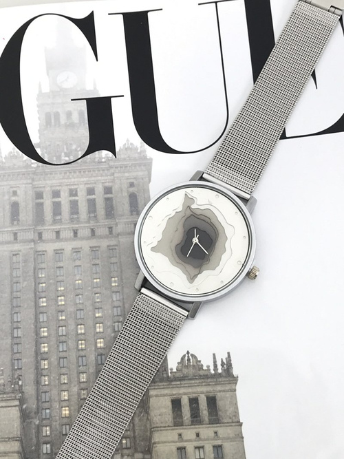 Damski Zegarek Michael John Cratos Srebrny