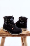 Dziecięce Botki Trapery Lee Cooper LCJ-22-01-1491 Czarne