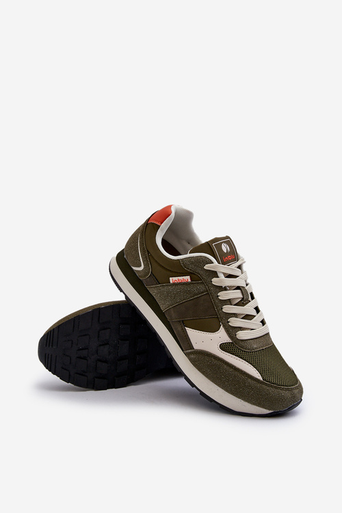 Męskie Sneakersy INBLU IU000005 Ciemnozielone