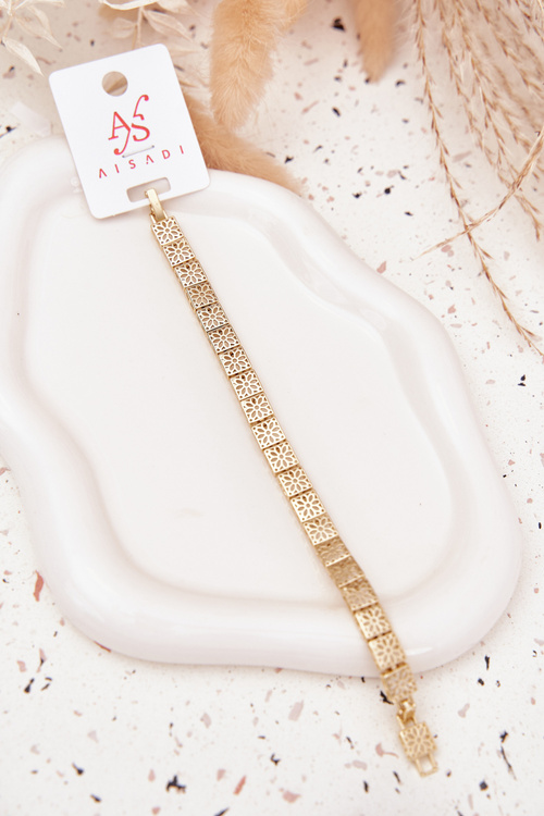 Bransoletka Damska Ze Stali Chirurgicznej Złota