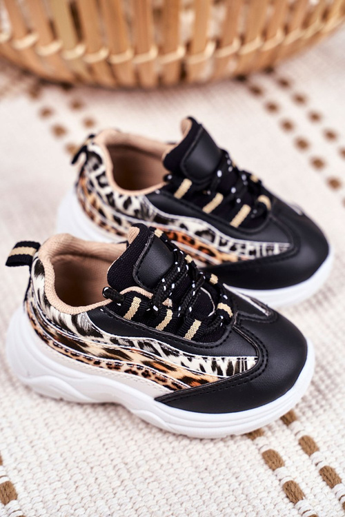 Sportowe Buty Dziecięce Czarne Dante