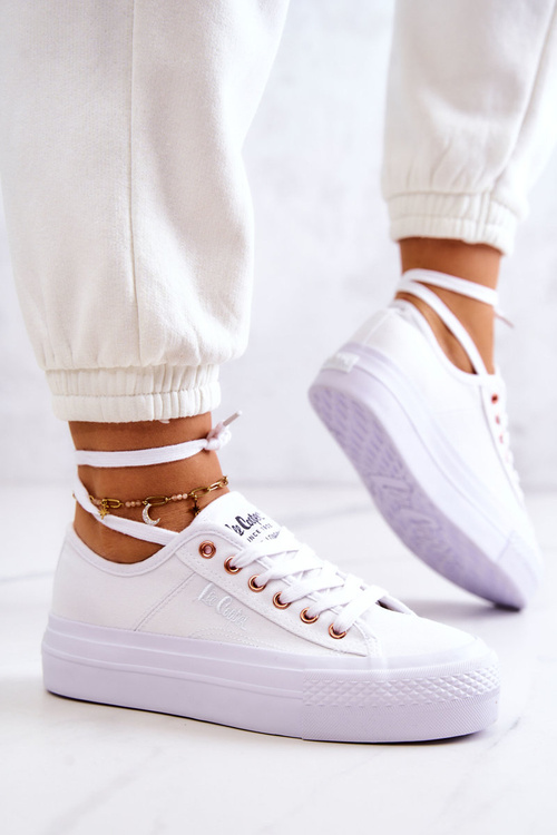 Damskie Tenisówki Lee Cooper LCW-22-31-0890L Białe