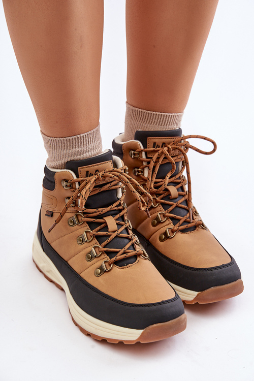 Ocieplane Buty Trekkingowe Męskie Lee Cooper LCJ-24-03-3035M Brązowe