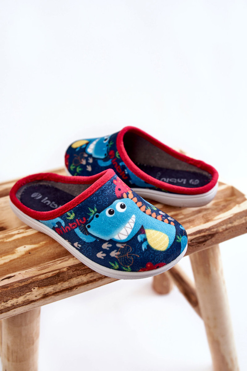 Dziecięce Papcie Wsuwane Inblu B9000049 Granatowe