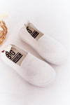 Dziecięce Wsuwane Tenisówki Slip-On Big Star HH374105 Białe