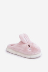 Futrzane Kapcie Z Motywem Króliczka Różowe Natasha