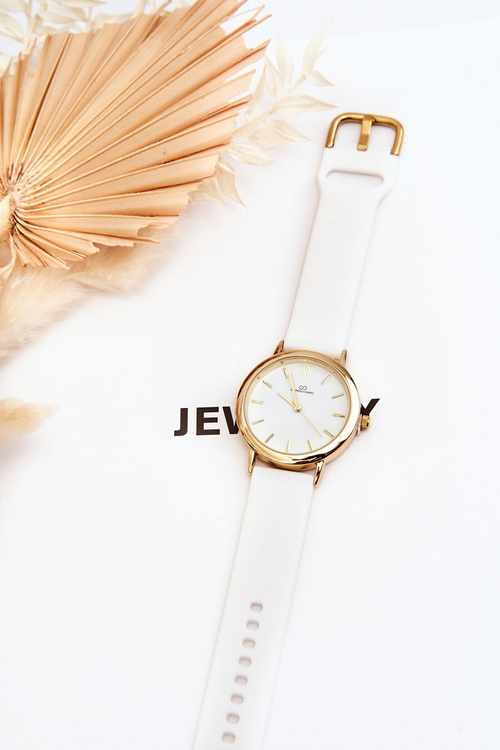 Damski Gumowy Zegarek Giorgio&Dario Biały