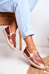 Espadryle Damskie Pleciona Podeszwa Różowe Big Star DD274A163