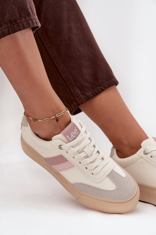 Sneakersy Damskie LEE AILANI WOMEN LOW 50253004.02A Zgaszona Biel