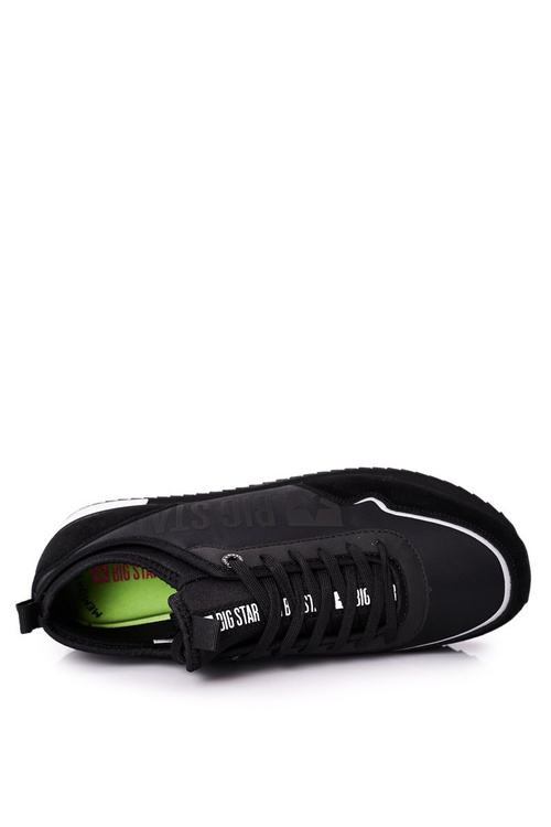 Męskie Sportowe Buty Memory Foam Big Star HH174212 Czarne
