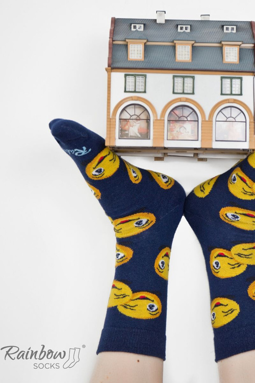 Skarpetki Rainbow Socks Emotikony Śmieszek Smuteczek Ważniak 3 Pary