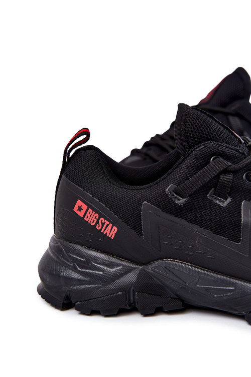 Męskie Buty Sportowe Memory Foam Big Star KK174109 Czarne