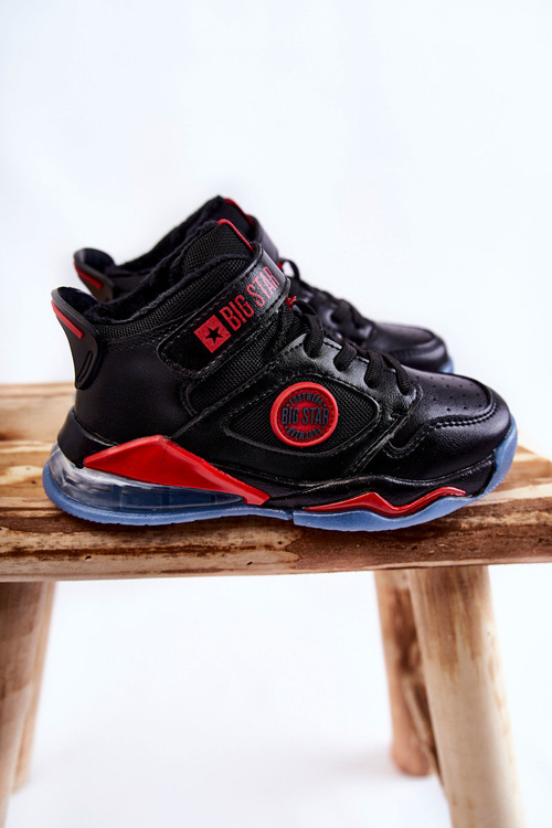 Dziecięce Ocieplane Buty Sportowe Big Star KK374095 Czarne