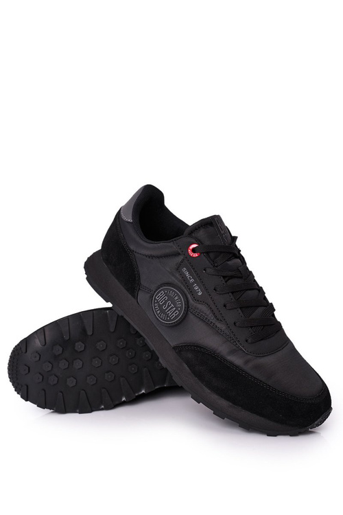 Męskie Sportowe Buty Memory Foam Big Star HH174250 Czarne