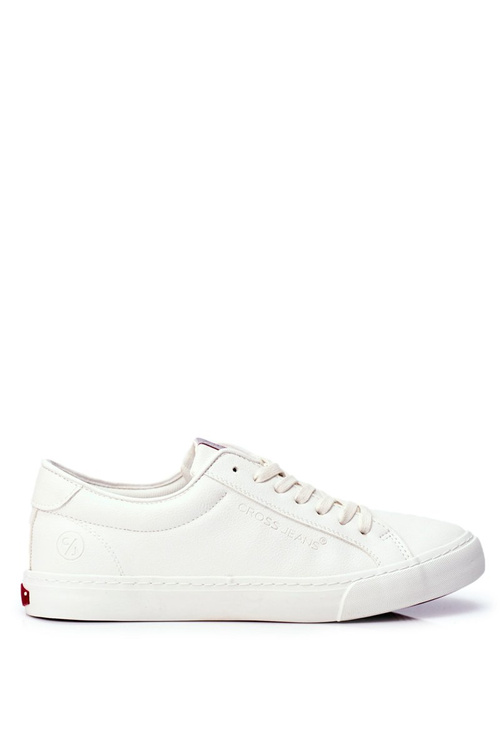 Trampki Męskie Cross Jeans Białe FF1R4035C