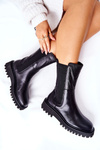 Wysokie Botki Sztyblety Big Star II274416 Czarne
