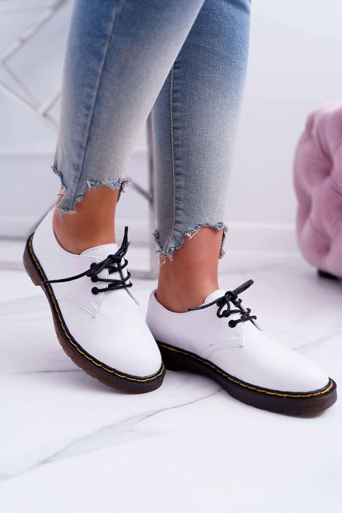 Damskie Półbuty Białe Martin