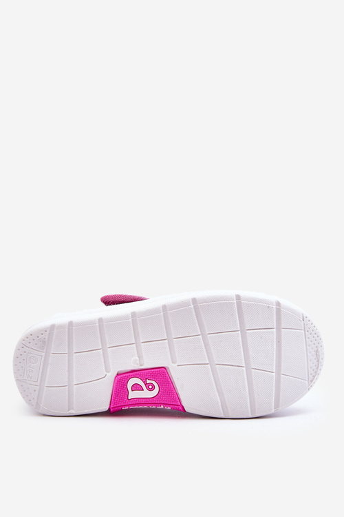 Dziecięce Baleriny Na Rzep W Print Granatowo-Różowe Selah