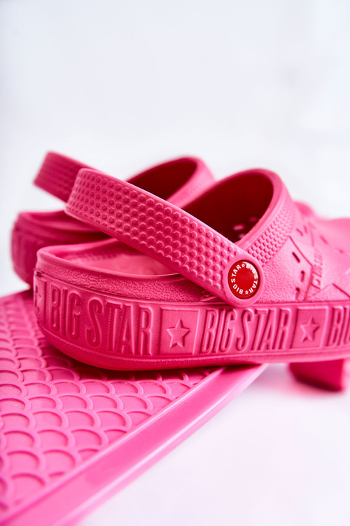 Dziecięce Lekkie Klapki Kroksy Big Star II375006 Fuksja