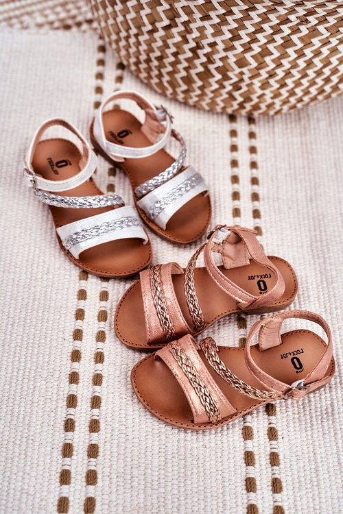 Dziecięce Sandały Champagne Kremo