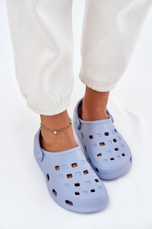 Klapki Damskie Piankowe LEMIGO 806 Niebieskie