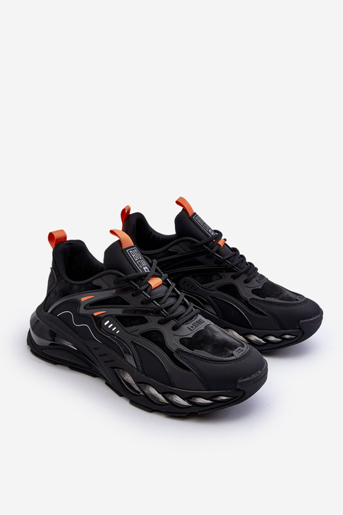 Buty Sportowe Sneakersy Męskie HI-POLY SYSTEM Big Star NN174382 Czarne
