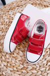 Dziecięce Trampki Na Rzepy Big Star FF374063 Czerwone
