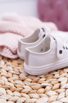Dziecięce Skórzane Trampki BIG STAR EE374035 Białe
