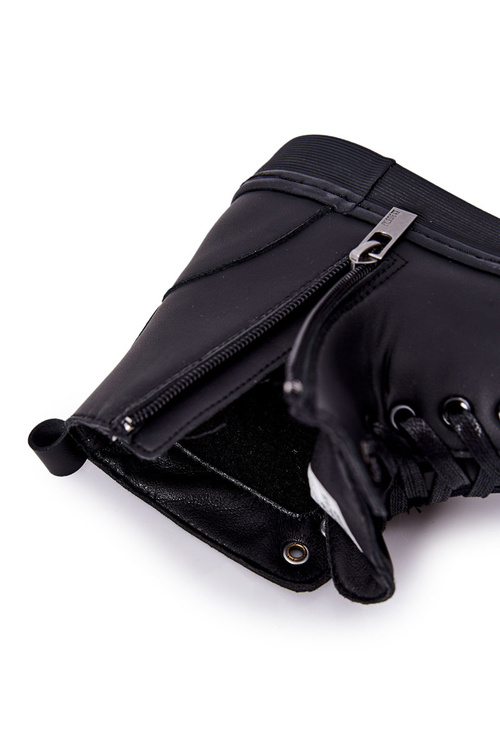 Męskie Wysokie Trampki BIG STAR II174048 Czarne