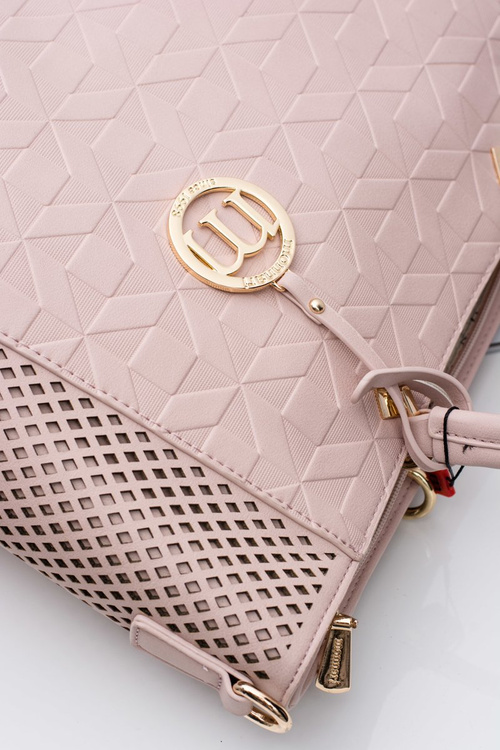 Monnari Torebka Klasyczna Shopper Pudrowy Róż