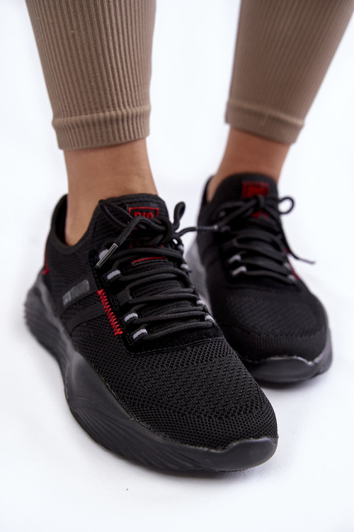 Damskie Sneakersy Memory Foam System Big Star KK274345 Czarne