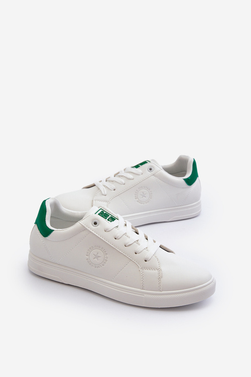 Niskie Trampki Męskie Eko Skóra Big Star NN174280 Białe