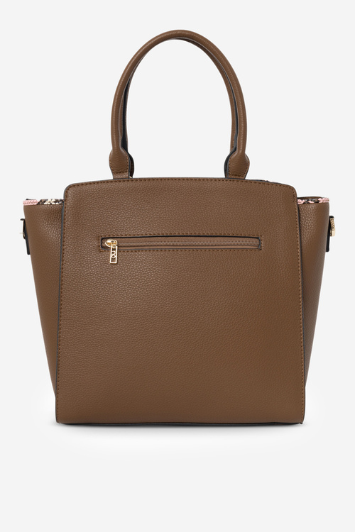 Torebka Shopperka NOBO N1680-CM17 Brązowa