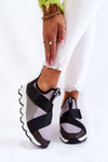 Damskie Sneakersy Big Star KK274546 Szaro-Czarne