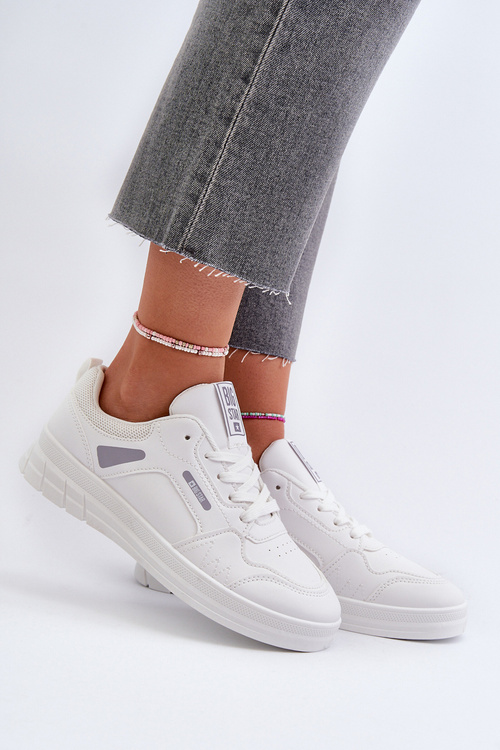Damskie Sneakersy Memory Foam System Big Star NN274A483 Białe