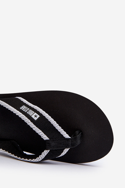 Klapki Japonki Męskie Big Star NN174621 Czarne