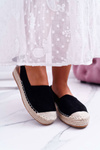 Espadryle Damskie Tenisówki Czarne Moriente