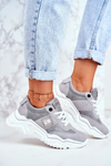 Damskie Sportowe Buty Sneakersy Big Star GG274211 Szare