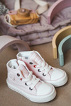 Dziecięce Wysokie Trampki Z Suwakiem BIG STAR HH374087 Różowe