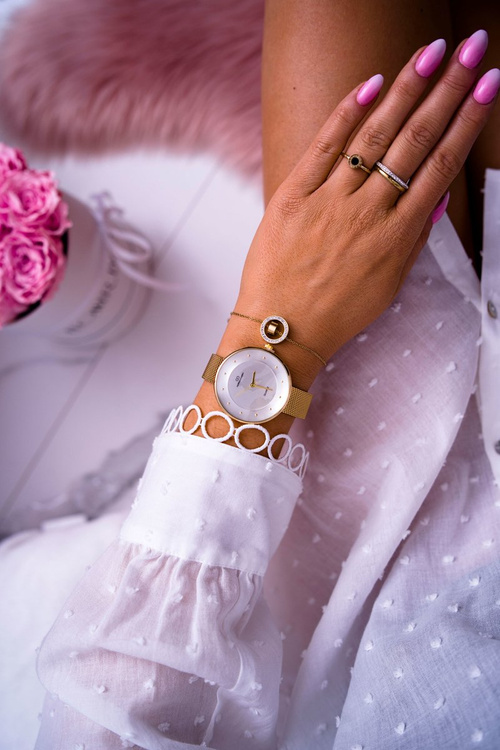 Damski Zegarek Giorgio & Dario Złoty Vina