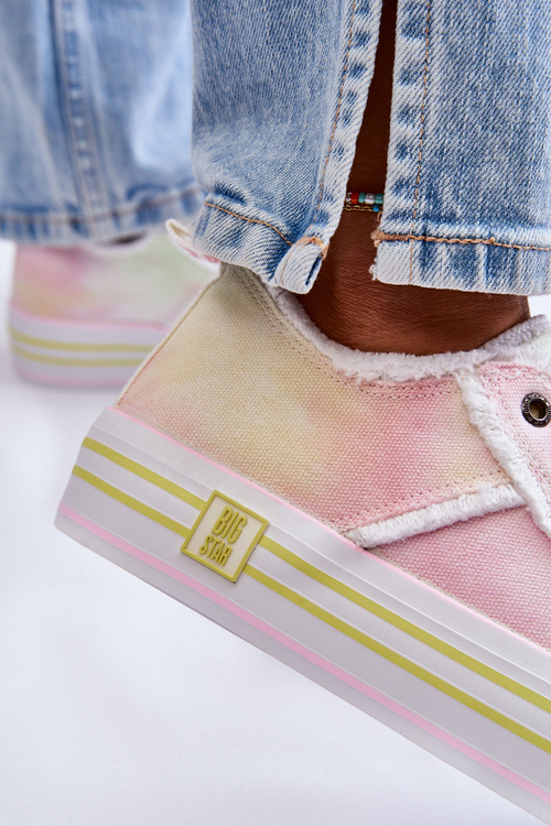 Damskie Niskie Trampki Big Star LL274174 Multikolor